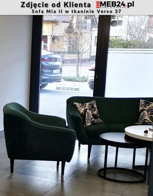 Sofa Mia II w stylu skandynawskim - zdjęcie od klienta
