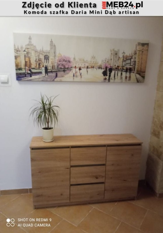 Komoda szafka Daria Mini Dąb artisan - zdjęcie od klienta