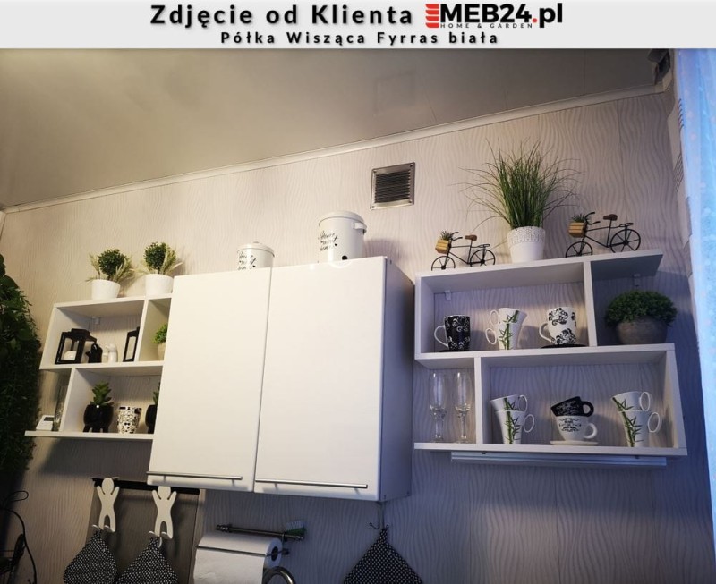 Półka Wisząca Fyrras biała - zdjęcie od klienta