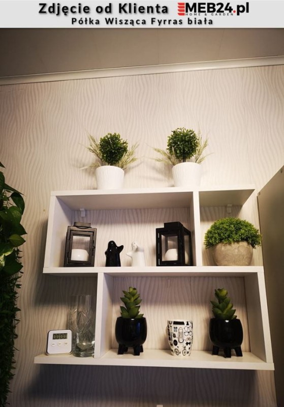 Półka Wisząca Fyrras biała - zdjęcie od klienta