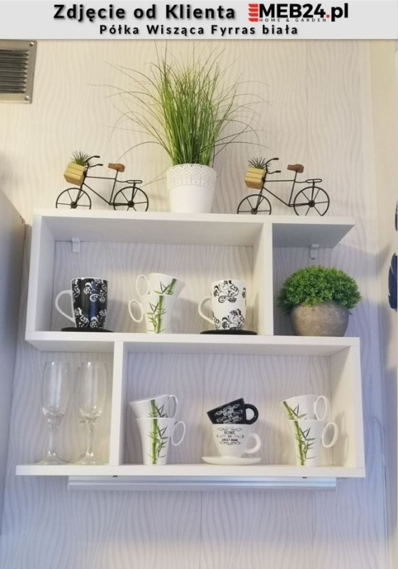 Półka Wisząca Fyrras biała - zdjęcie od klienta