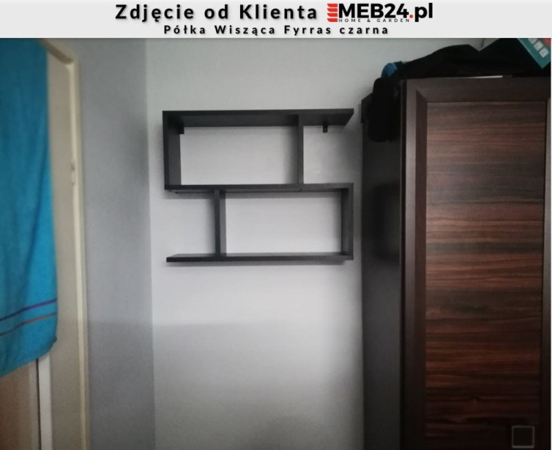 Półka Wisząca Fyrras czarna - zdjęcie od klienta