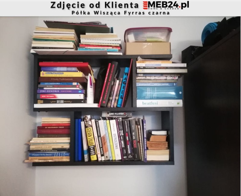 Półka Wisząca Fyrras czarna - zdjęcie od klienta