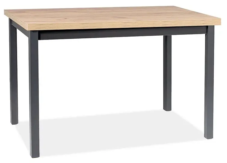 Stół Adam 100x60 dąb artisan/czarny