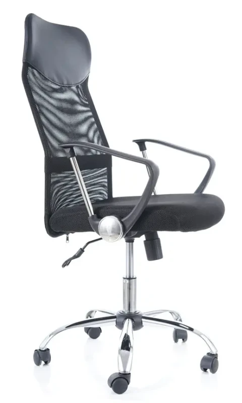 Fotel obrotowy Q-025 czarny