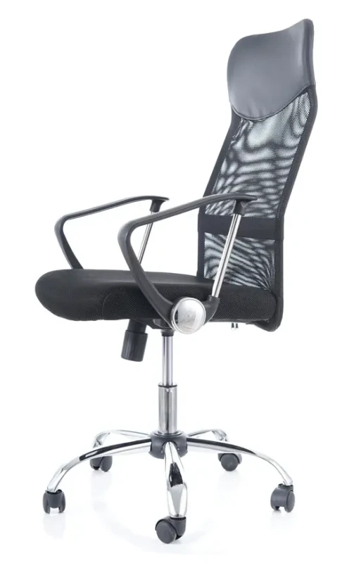 Fotel obrotowy Q-025 czarny