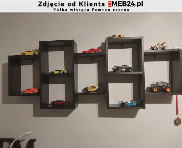 Półka Wisząca Femton czarna - zdjęcie od klienta