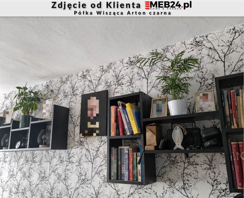 Półka Wisząca Arton czarna - zdjęcie od klienta