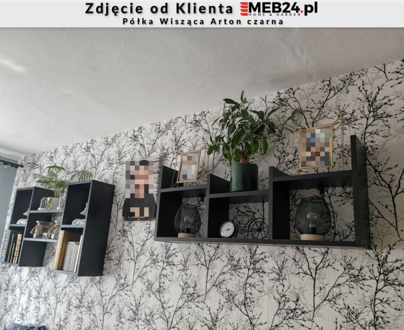 Półka Wisząca Arton czarna - zdjęcie od klienta