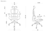 Fotel biurowy Deal GA-023H-1 czarny