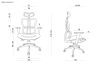 Fotel biurowy Deal GA-025H-U czarny