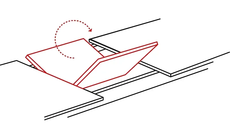 Stół rozkładany Brick 120-160 cm dąb artisan/czarny