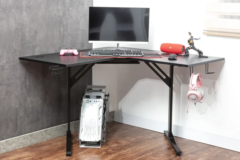 Biurko narożne B-219 czarny