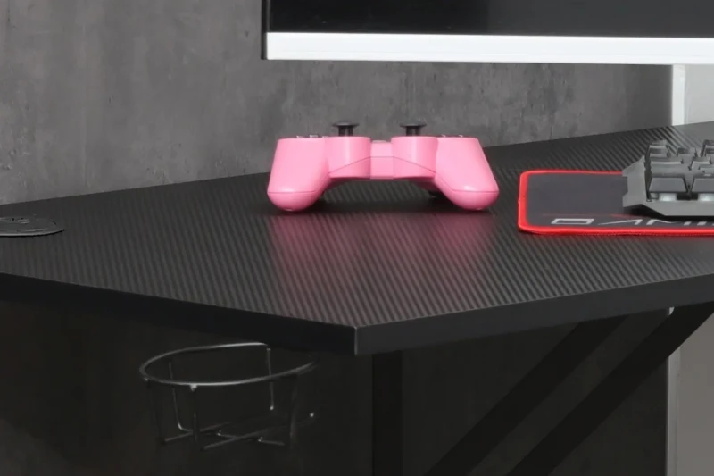 Biurko narożne B-219 czarny