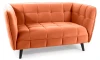 Sofa tapicerowana Castello 2 Velvet cynamon Bluvel 4215
