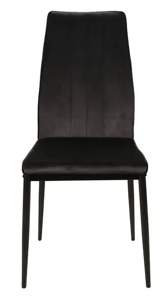 Krzesło tapicerowane Atom Velvet czarny Bluvel 19
