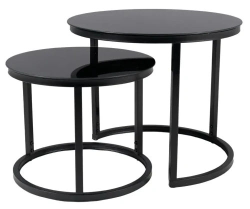 Zestaw stolików Atlanta D II czarny