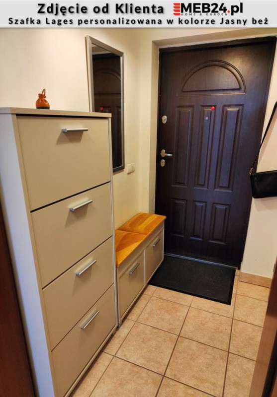 Szafka na buty do przedpokoju Lages dwurzędowy - zdjęcie od klienta