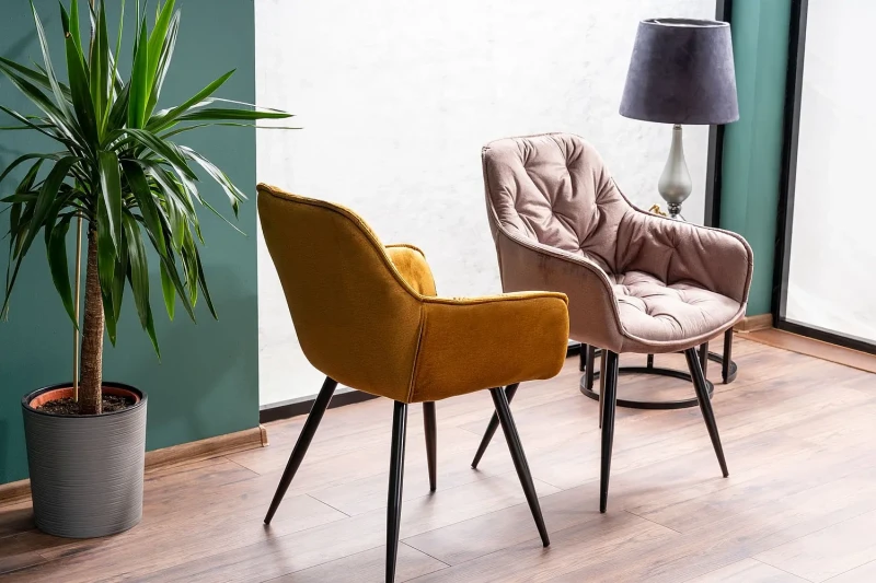 Krzesło tapicerowane Cherry Velvet