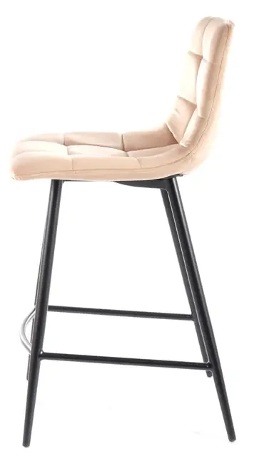 Półhoker tapicerowany Chic H-2 Velvet Bluvel 28 beż