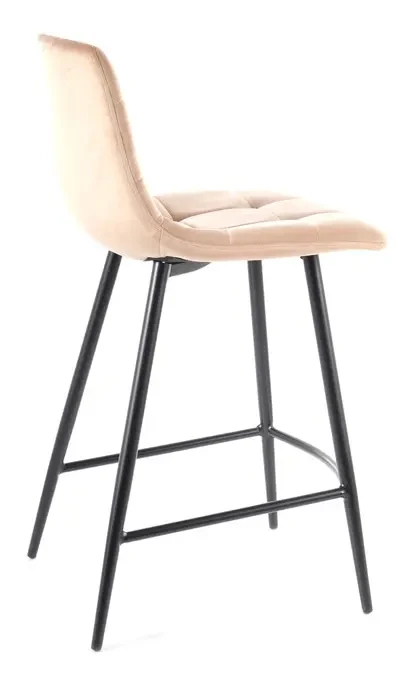 Półhoker tapicerowany Chic H-2 Velvet Bluvel 28 beż