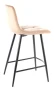 Półhoker tapicerowany Chic H-2 Velvet Bluvel 28 beż