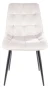 Krzesło tapicerowane Chic Velvet jasny szary Bluvel 03