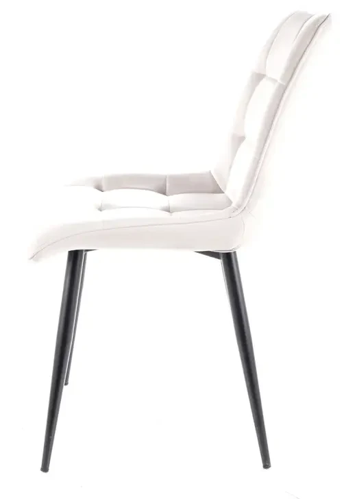 Krzesło tapicerowane Chic Velvet jasny szary Bluvel 03