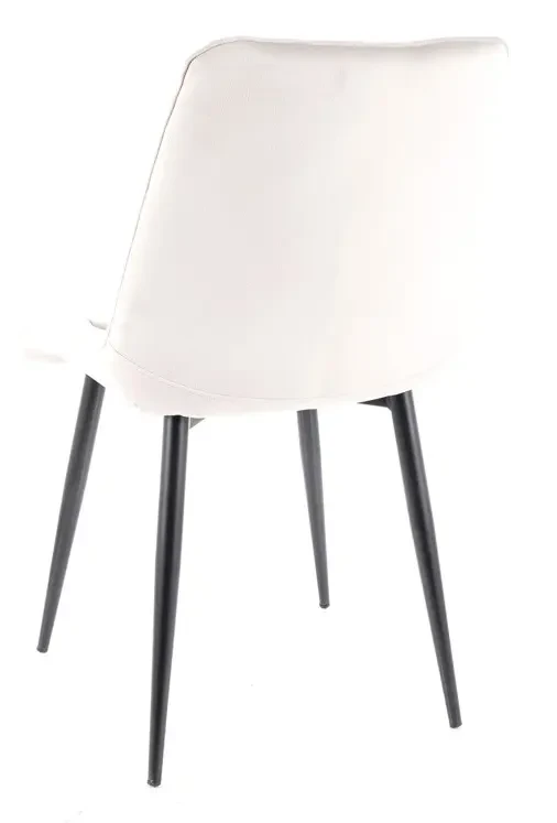 Krzesło tapicerowane Chic Velvet jasny szary Bluvel 03