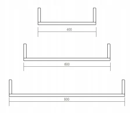 Półka Wisząca Etto biała