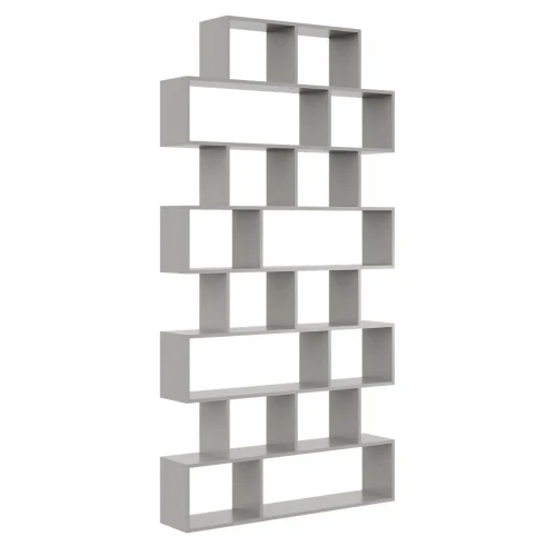 Regał stojący ścienny Hygge szary jasny