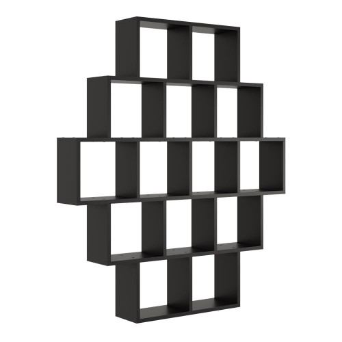 Regał wiszący Tomo czarny