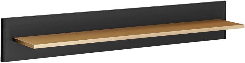 FAME meblościanka czarny mat / złoty