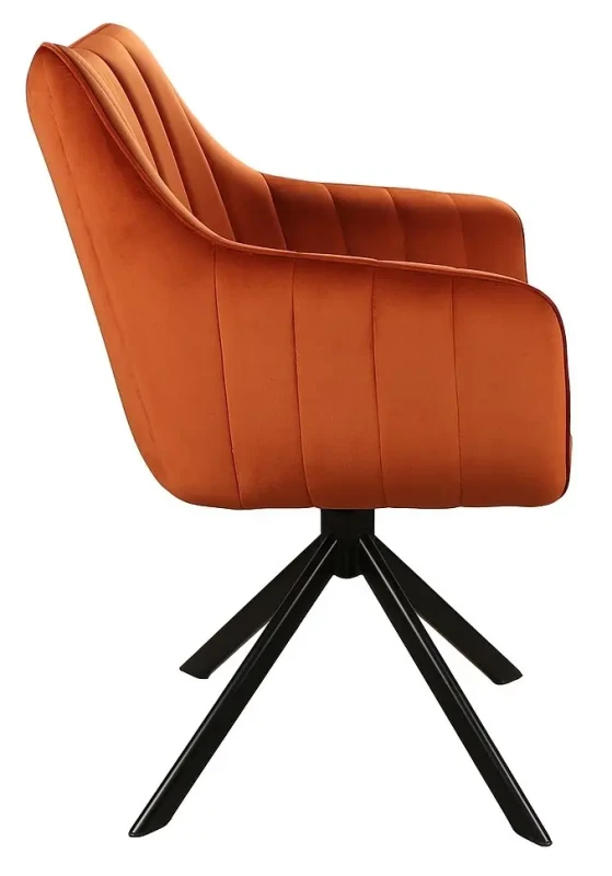Krzesło tapicerowane Azalia Velvet cynamon Bluvel 4215
