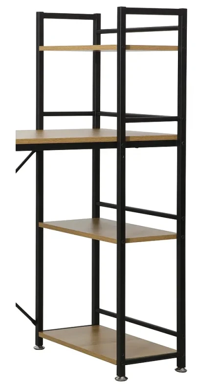 Biurko B-036 dąb/czarny