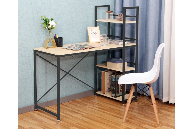 Biurko B-036 dąb/czarny