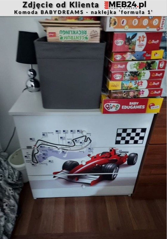 Komoda dla chłopca BABYDREAMS 3 szuflady - zdjęcie od klienta