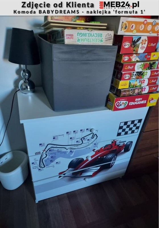 Komoda dla chłopca BABYDREAMS 3 szuflady - zdjęcie od klienta