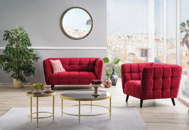 Fotel tapicerowany Castello 1 Velvet