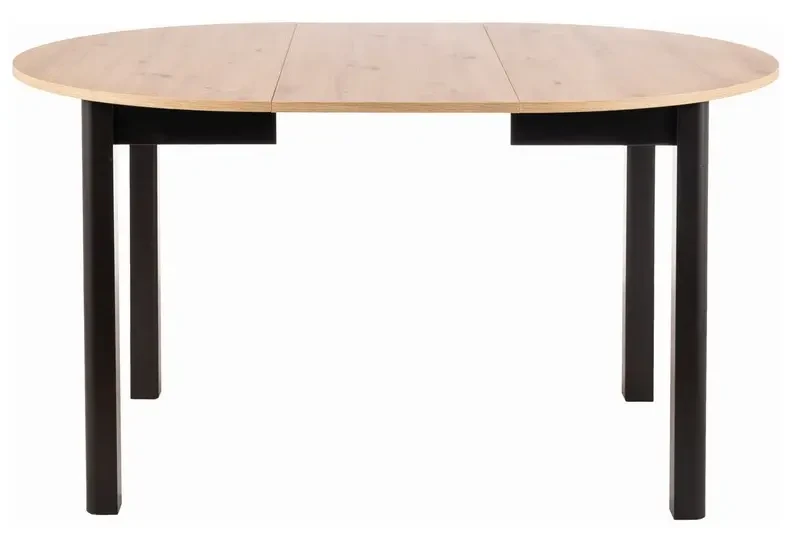 Stół rozkładany Dante 102-144 cm dąb artisan/czarny