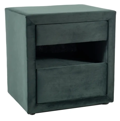 Szafka nocna ET-003 Velvet zielony Bluvel 78