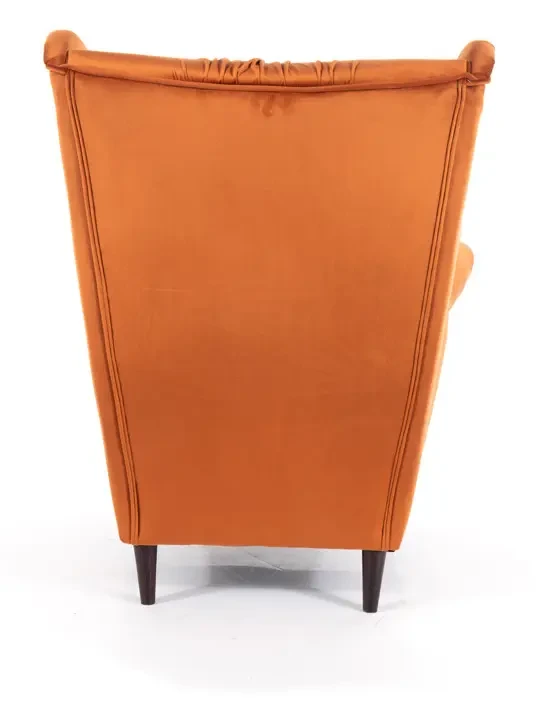 Fotel tapicerowany Harry Velvet cynamon Bluvel 4215