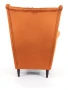 Fotel tapicerowany Harry Velvet cynamon Bluvel 4215
