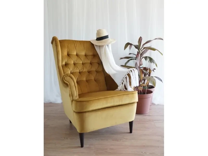 Fotel tapicerowany Harry Velvet