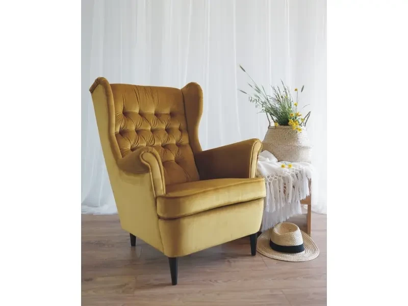 Fotel tapicerowany Harry Velvet