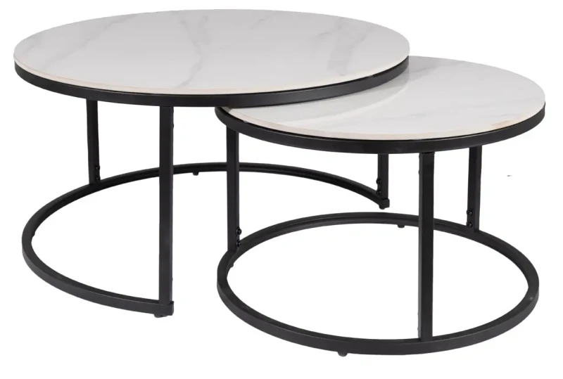 Zestaw stolików Ferrante C biały