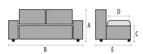 Sofa tapicerowana Kier 2 Velvet