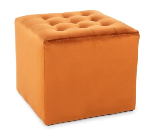 Pufa tapicerowana Lori Velvet cynamon Bluvel 4215