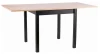 Stół rozkładany Flip 80-160 cm dąb artisan/czarny