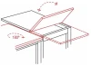 Stół rozkładany Flip 80-160 cm